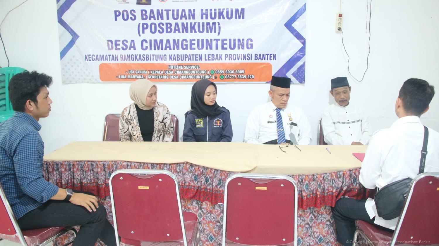 Posbankum Hadir di Setiap Desa dan Kelurahan di Banten, Ini Struktur dan Layanannya