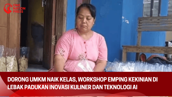 Dorong UMKM Naik Kelas, Workshop Emping Kekinian di Lebak Padukan Inovasi Kuliner dan Teknologi AI