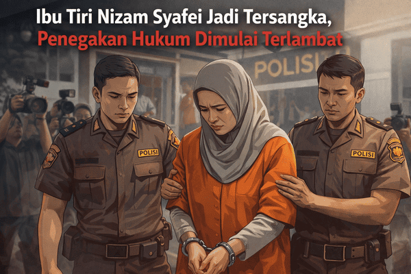 Ibu Tiri Nizam Syafei Resmi Jadi Tersangka, Penegakan Hukum Dinilai Terlambat