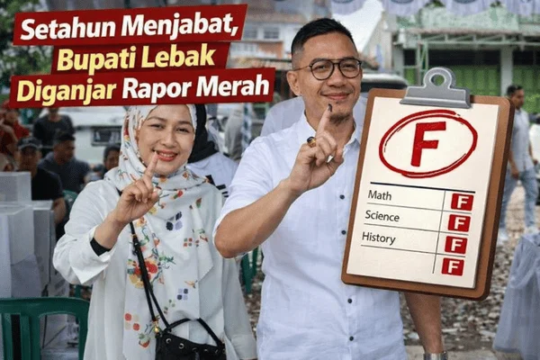 Setahun Menjabat, Bupati Lebak Diganjar Rapor Merah